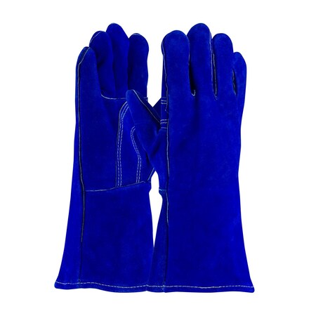 Pip Select Shoulder Split Cowhide Leather Welder's Glove with Cotton Liner and Kevlar Stitching, 12PK 73-7007